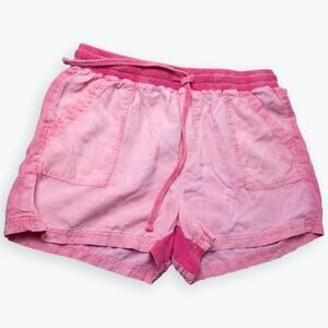 Splendid Pink Drawstring Knit Shorts M